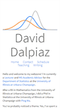 Mobile Screenshot of daviddalpiaz.com