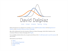 Tablet Screenshot of daviddalpiaz.com